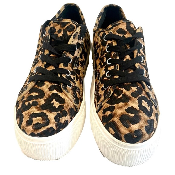Steve Madden Platform Cheetah Sneakers | Women’s Size 11 - Picture 2 of 11